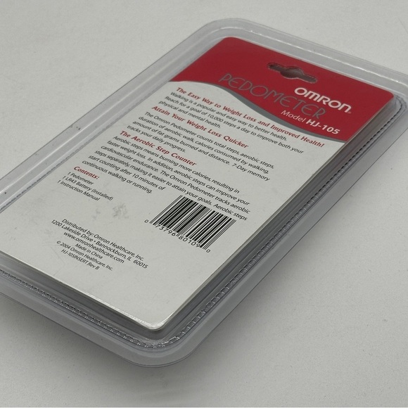 Omron Pedometer Model HJ-105 - Step Counter - BRAND NEW IN SEALED PACKAGE - Picture 2 of 4